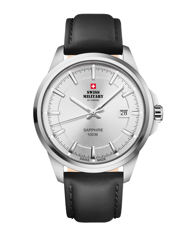 Swiss Military SM34104.09 – Classic Steel Watch for Men image 0