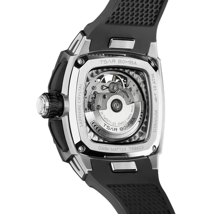 TSAR BOMBA Dark Matter 3 Carbon Fiber -Interchangeable Automatic Watch