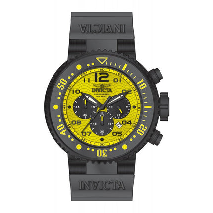 INVICTA Men's Pro Diver Hunter Chronograph 52mm Black / Yellow Watch
