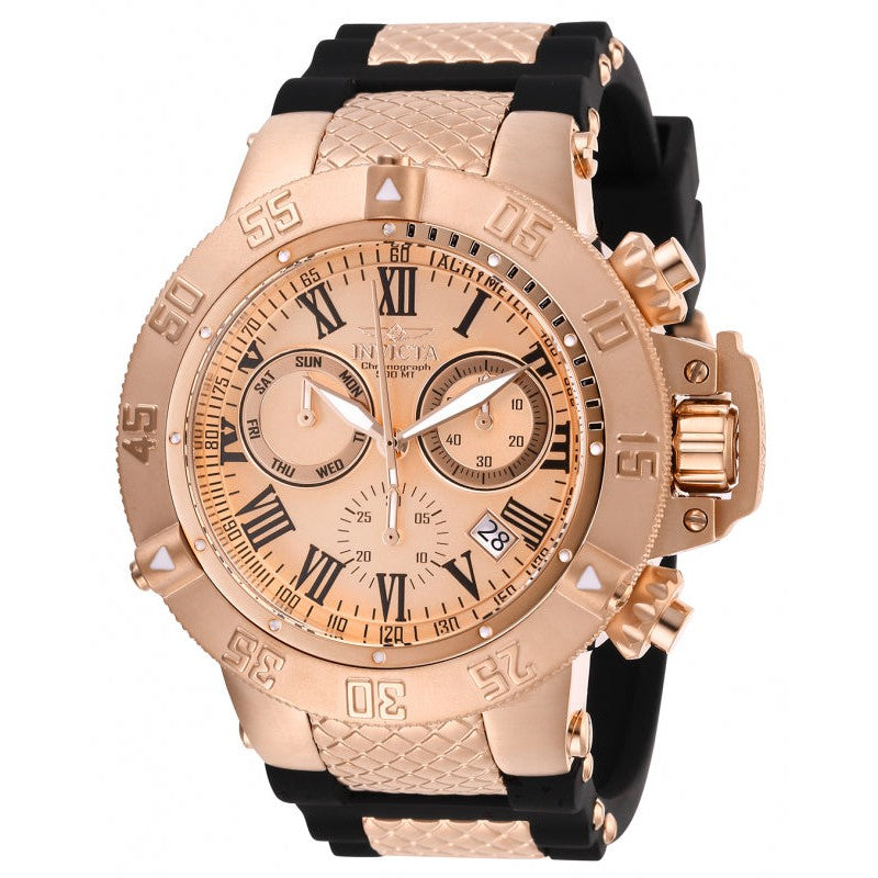 INVICTA Men's SUBAQUA NOMA III 50mm Chronograph Rose Gold / Black 500m Watch