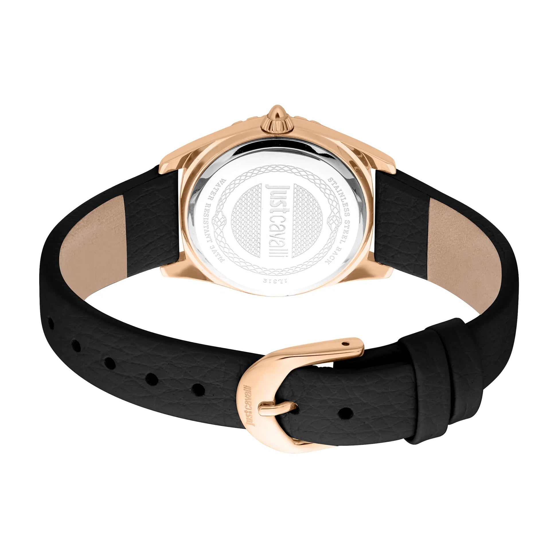 Just Cavalli SET Indomitable Animalier Leather Black Violet image 1