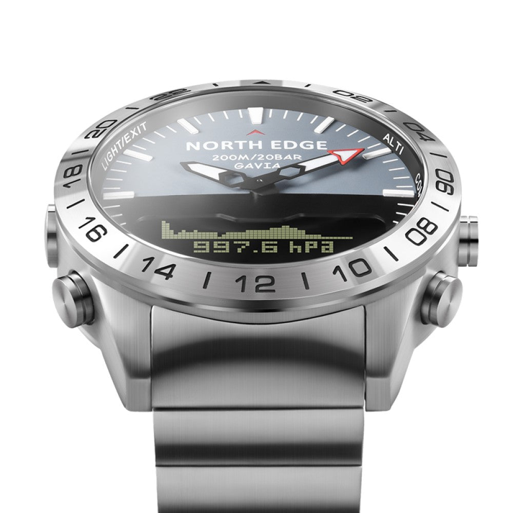NORTH EDGE Tactical Gavia Watch Steel image 1