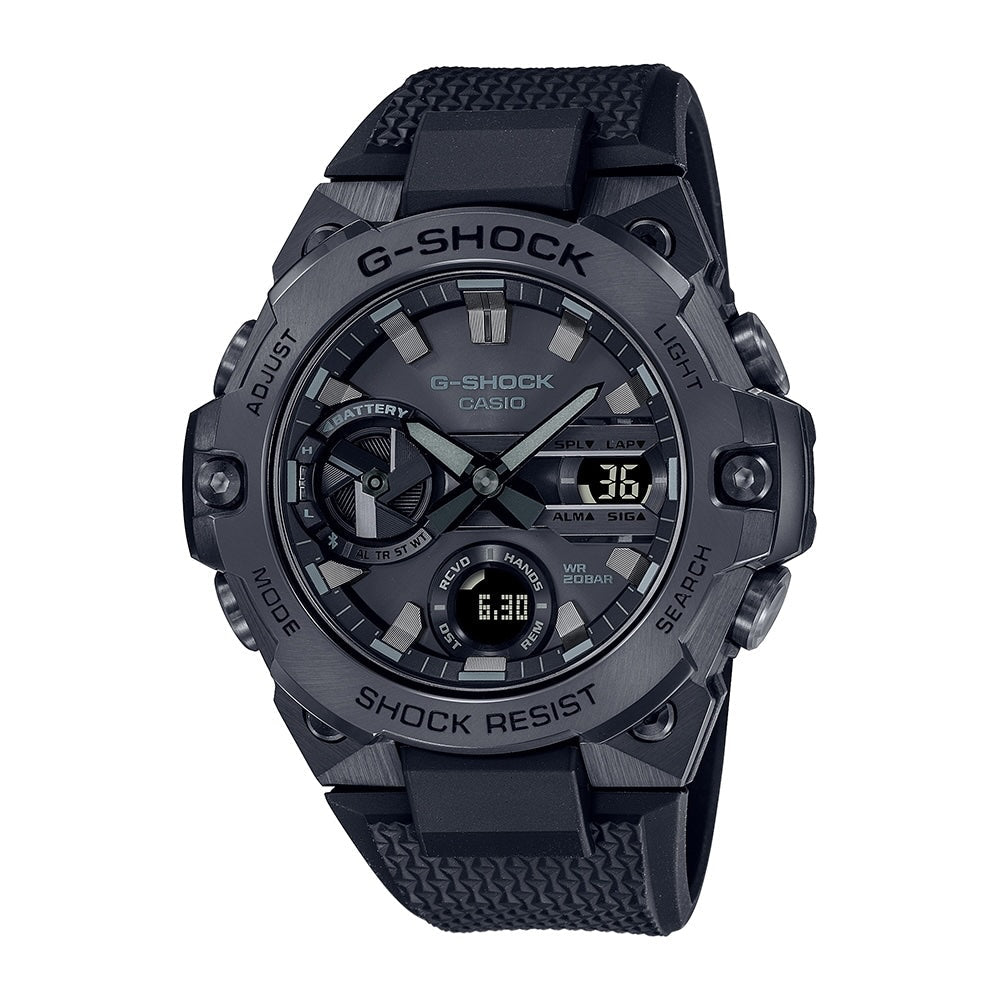 CASIO Men's G-Shock G-STEEL Carbon Tough Solar Watch GST-B400BB-1AER image 0
