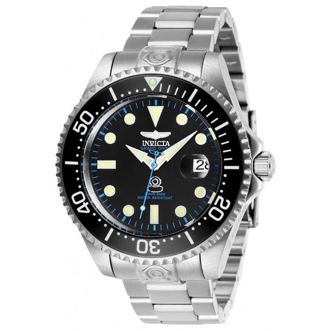 INVICTA Men's Grand Pro Diver Automatic 47mm Silver / Black Watch