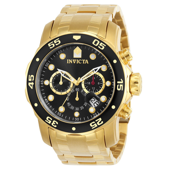 INVICTA Men's Pro Diver Colossus 48mm Steel Gold / Black Watch