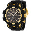 INVICTA Men's Bolt Wire Chronograph 48mm Watch Black/Gold/Carbon