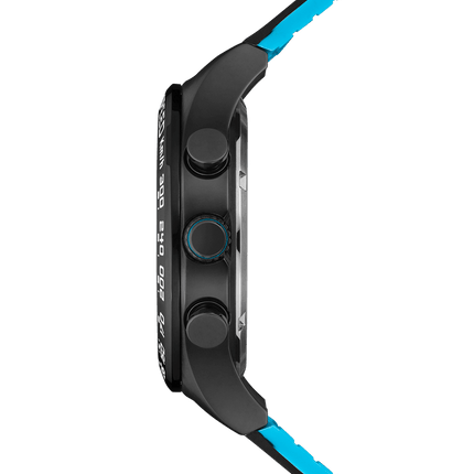 Swiss Military Speed Chronograph Watch – Black Blue Rubber| SM34115.08 image 1