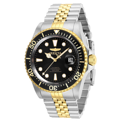 INVICTA Men's 42mm Jubilee Automatic Pro Diver Two Tone / Black Watch