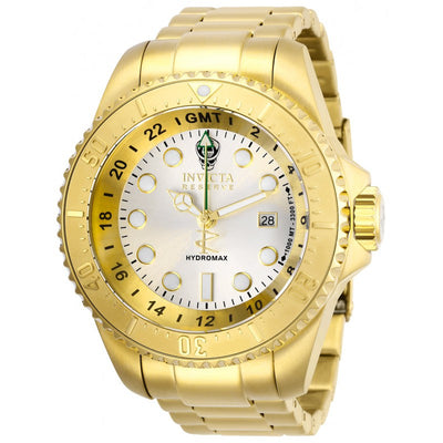 INVICTA Men's Reserve Hydromax GMT 52mm Gold / Champagne 1000m Watch