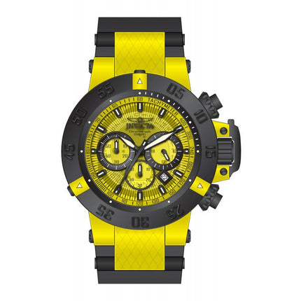 INVICTA Men's SUBAQUA 50mm Chronograph Black / Yellow Watch