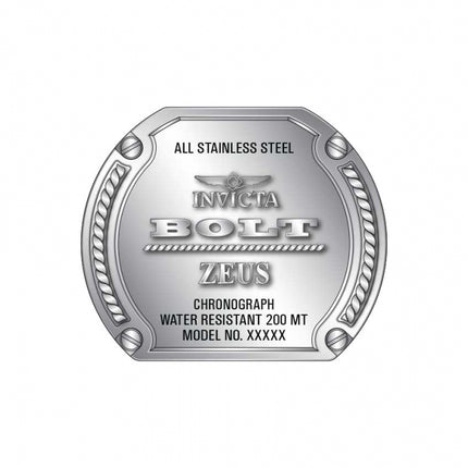 INVICTA Men's Bolt Zeus Magnum Chronograph 52mm Silver/ Rose Gold Watch