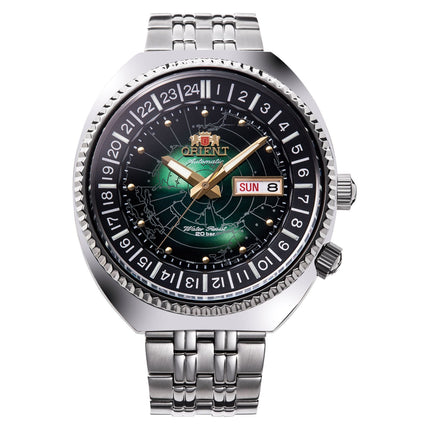 ORIENT Men's Revival World Map Automatic Watch RA-AA0E02E image 0