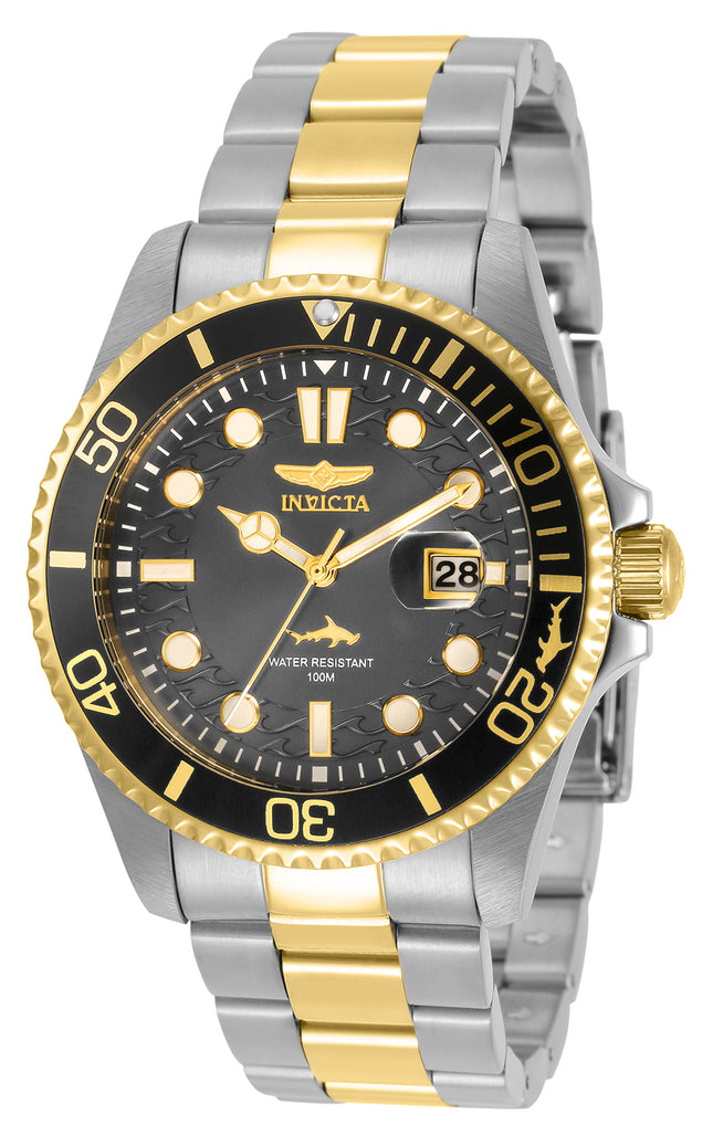 INVICTA Men's Pro Diver 43mm Two Tone / Gold Watch