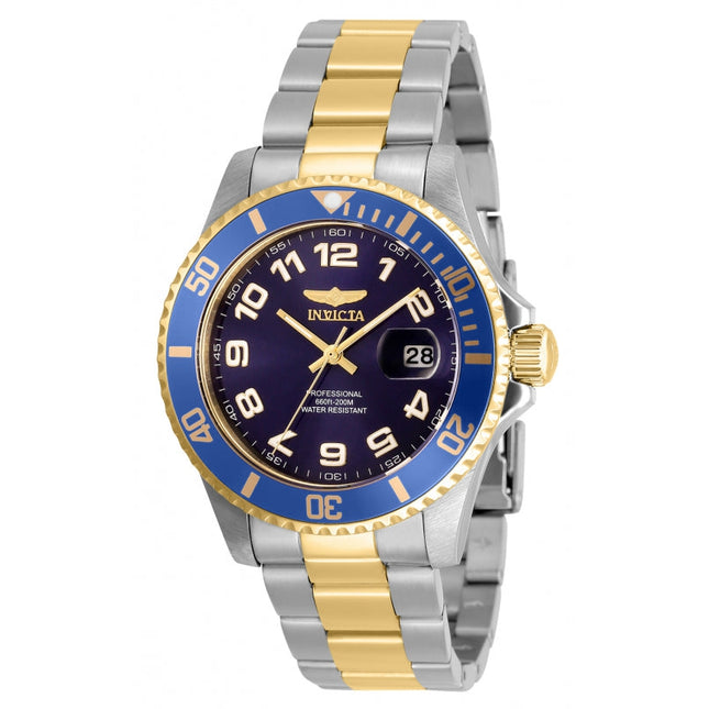 INVICTA Men's Pro Diver 40mm Two Tone / Blue Dial Oyster Bracelet Watch