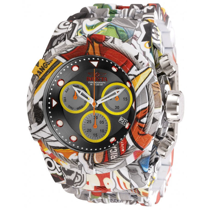 INVICTA Men's Bolt Graffiti Chronograph 53mm Watch