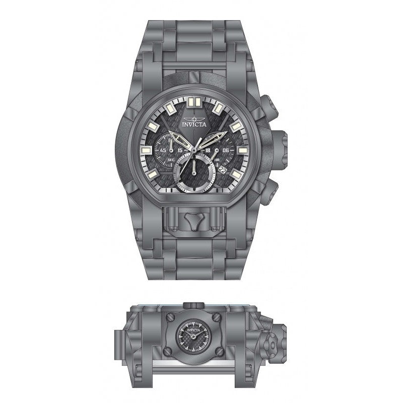 INVICTA Men's Bolt Zeus Magnum Chronograph 52mm Silver/ Gunmetal Watch