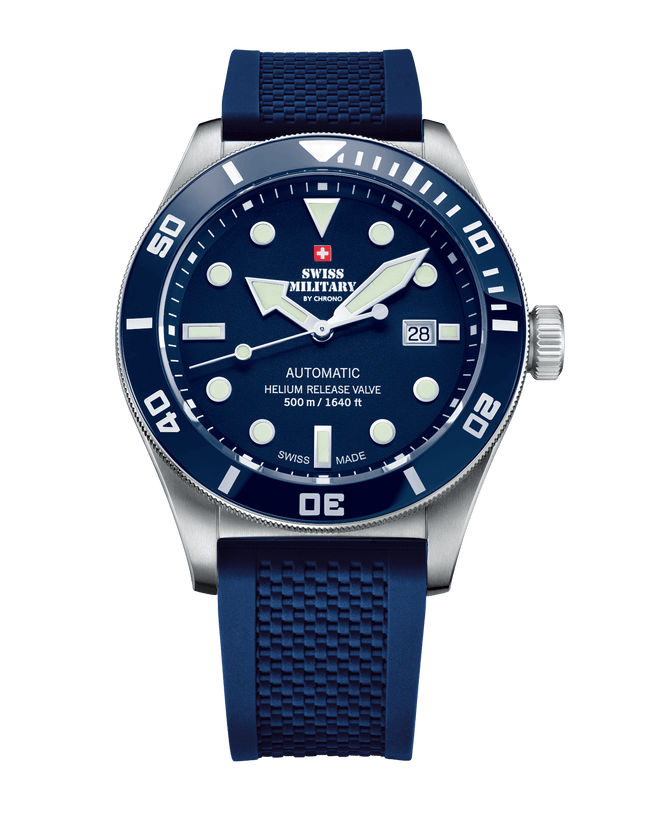 Swiss Military SMA34075.07 – Swiss Made Automatic Dive Watch 500M image 0