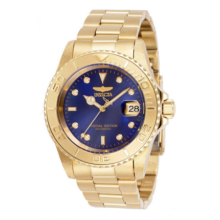 INVICTA Men's Pro Diver Automatic 42mm Special Edition Gold / Blue Watch