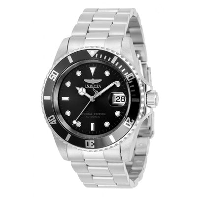 INVICTA Men's Pro Diver Automatic 42mm Silver / Black Oyster Bracelet Watch