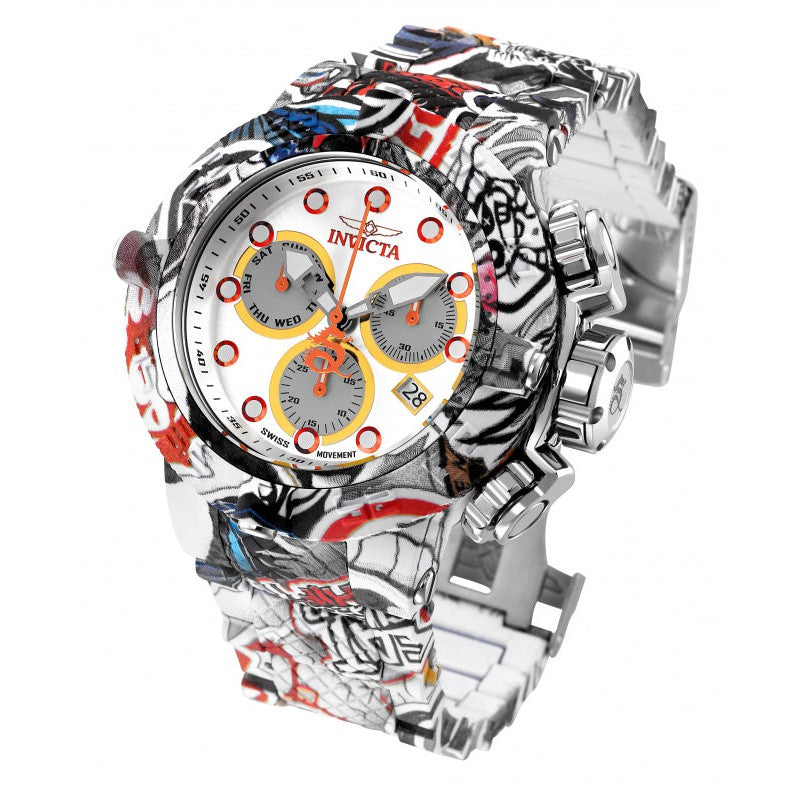 INVICTA Men's SUBAQUA Graffiti Swiss Chronograph 50mm Watch