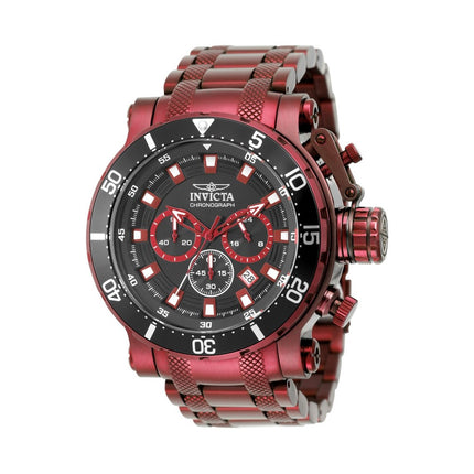 Invicta Coalition Forces 50764 Men's Watch - Quartz Movement - Stainless Steel with Black Dial - 52mm
