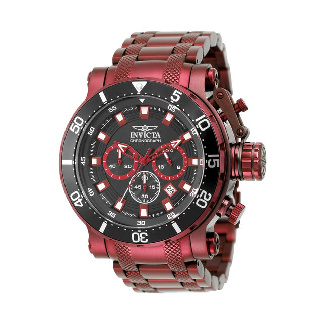 Invicta Coalition Forces 50764 Men's Watch - Quartz Movement - Stainless Steel with Black Dial - 52mm