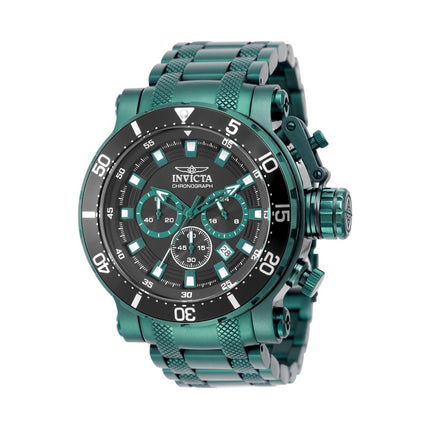 Invicta Coalition Forces 50765 Men's Watch - Quartz Movement - Stainless Steel with Black Dial - 52mm