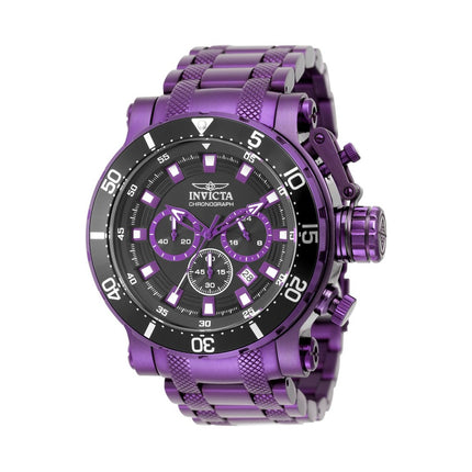 Invicta Coalition Forces 50766 Men's Watch - Quartz Movement - Stainless Steel with Black Dial - 52mm