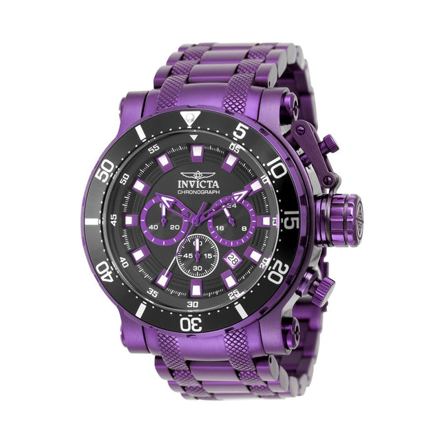 Invicta Coalition Forces 50766 Men's Watch - Quartz Movement - Stainless Steel with Black Dial - 52mm