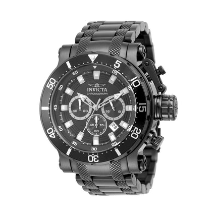 Invicta Coalition Forces 50767 Men's Watch - Quartz Movement - Stainless Steel with Black Dial - 52mm