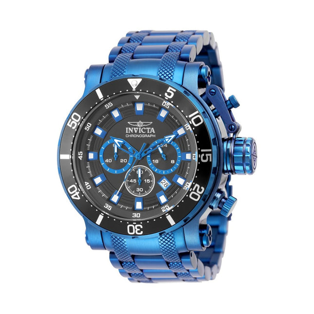 Invicta Coalition Forces 50768 Men's Watch - Quartz Movement - Stainless Steel with Black Dial - 52mm