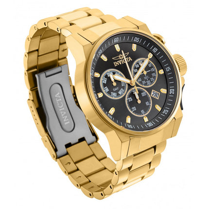 INVICTA Men's Coalition Forces Suisse Classic Chronograph 46mm Gold Watch