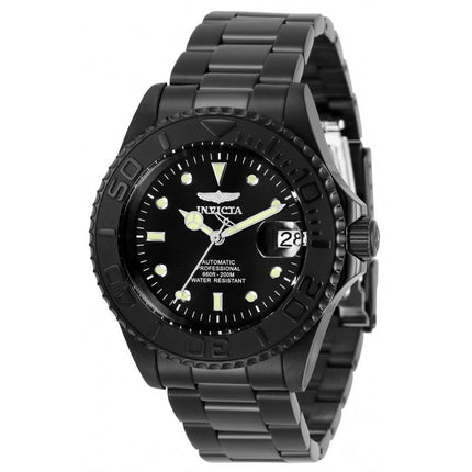 INVICTA Men's Pro Diver Automatic 40mm Watch Black Hawk
