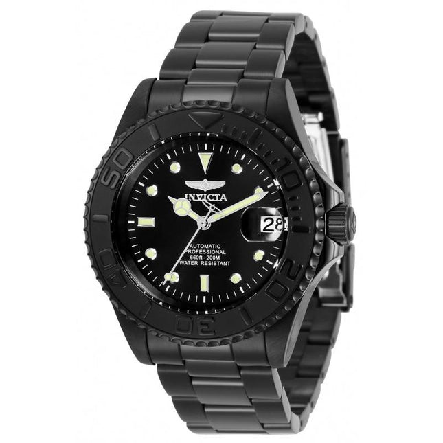 INVICTA Men's Pro Diver Automatic 40mm Watch Black Hawk