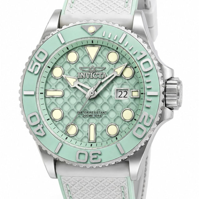 Invicta Grand Diver 51083 Men's Watch - Quartz Movement - Stainless Steel with Blue Dial - 48 mm