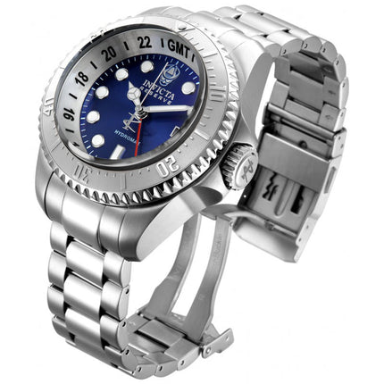 INVICTA Men's Reserve Hydromax GMT 52mm Silver / Blue 1000m Watch