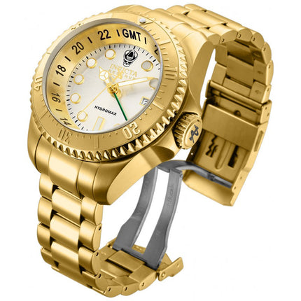 INVICTA Men's Reserve Hydromax GMT 52mm Gold / Champagne 1000m Watch