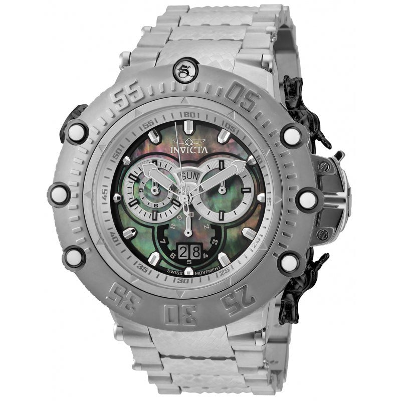 INVICTA Men's SUBAQUA SHUTTER TECH 2 WATCHES IN ONE Silver / Grey Watch