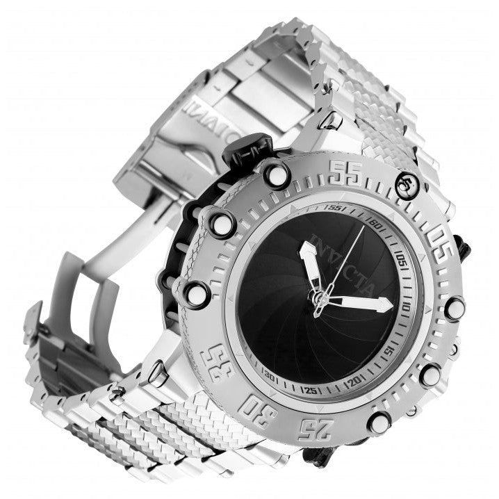 INVICTA Men's SUBAQUA SHUTTER TECH 2 WATCHES IN ONE Silver / Grey Watch