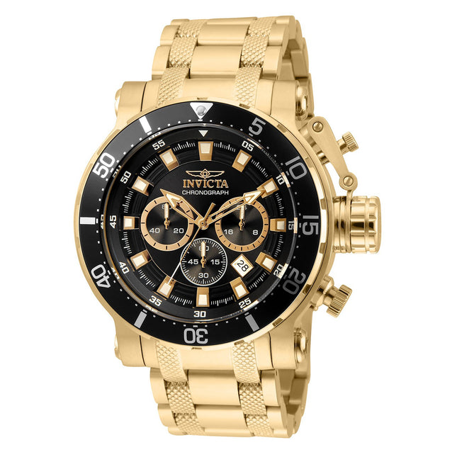 INVICTA Men's Coalition Forces 52mm Chronograph Watch Gold