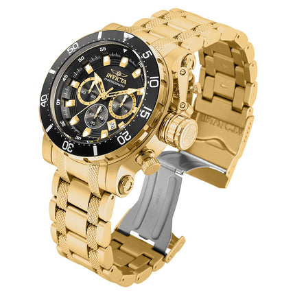 INVICTA Men's Coalition Forces 52mm Chronograph Watch Gold