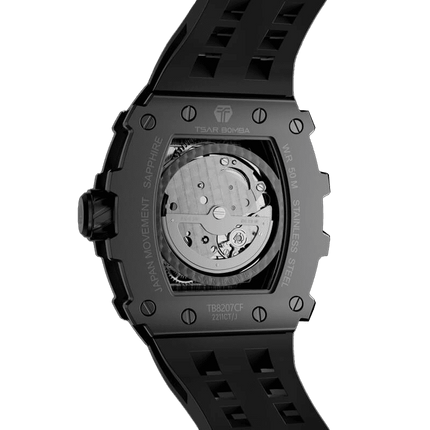 TSAR BOMBA Elemental-Carbon Fiber Automatic Watch Phantom TB8207CF