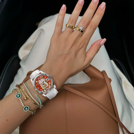 EONDATE CLASSIC LEATHER WATCH