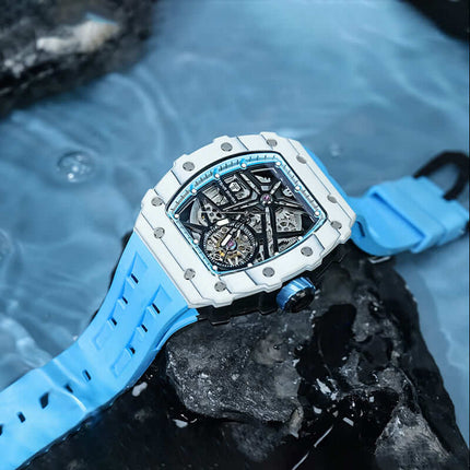 TSAR BOMBA Elemental-Carbon Fiber Automatic Watch TB8209CF