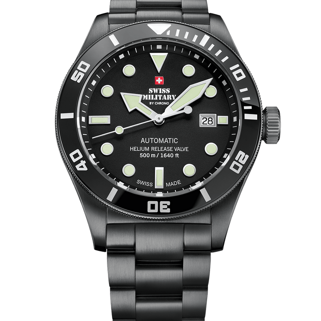 Swiss Military SMA34075.04 – Swiss Made Automatic Dive Watch 500M image 0