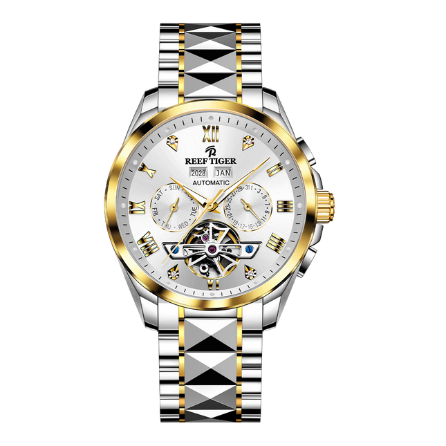 Reef Tiger Men's Classic Motion Day Date Automatic Watch RGA8235 image 0