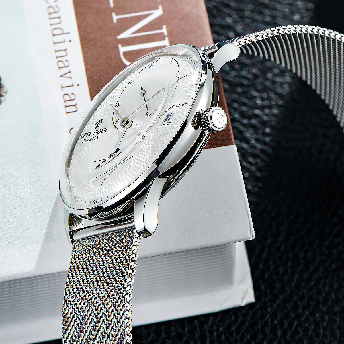 Reef Tiger Men's Seattle Navy 1 Series Automatic Watch image 8