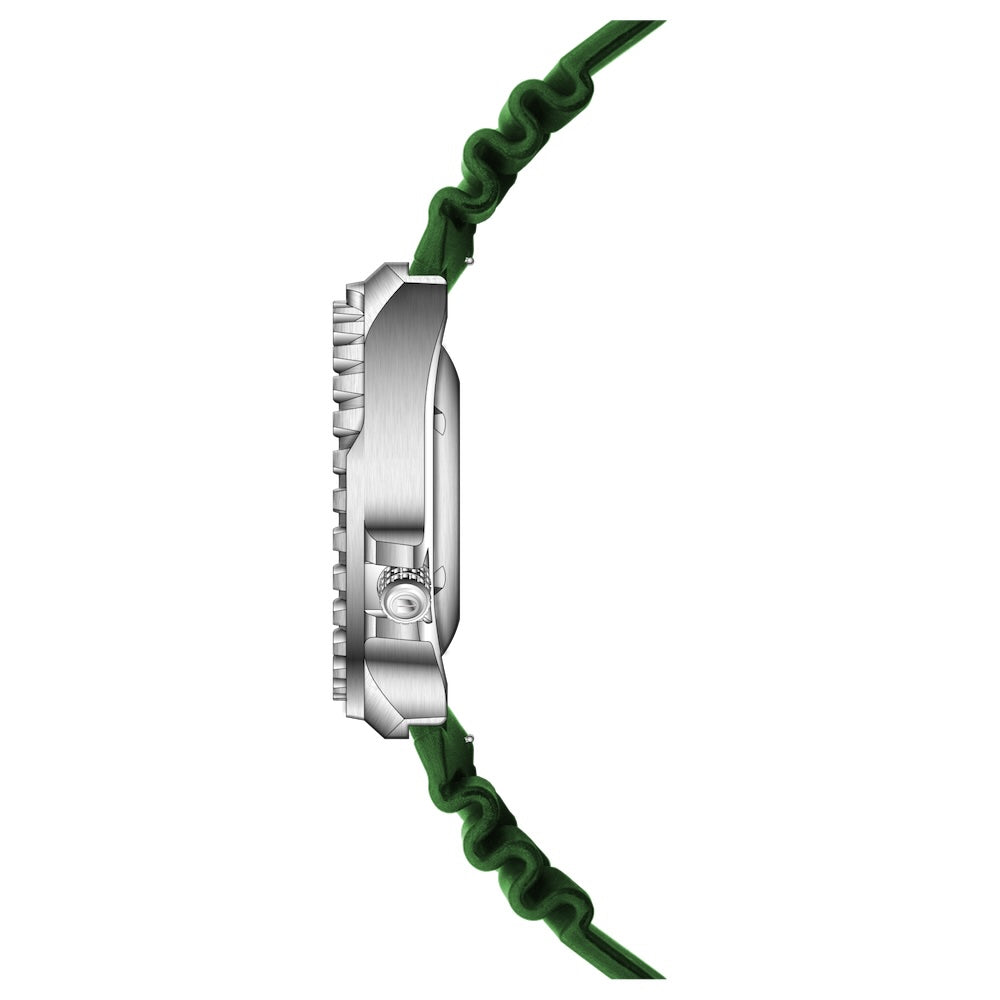 RIEDENSCHILD PRECISION INSRUMENTS GERMANY Divers Taucheruhr 1000m Helium Valve Watch Green image 4