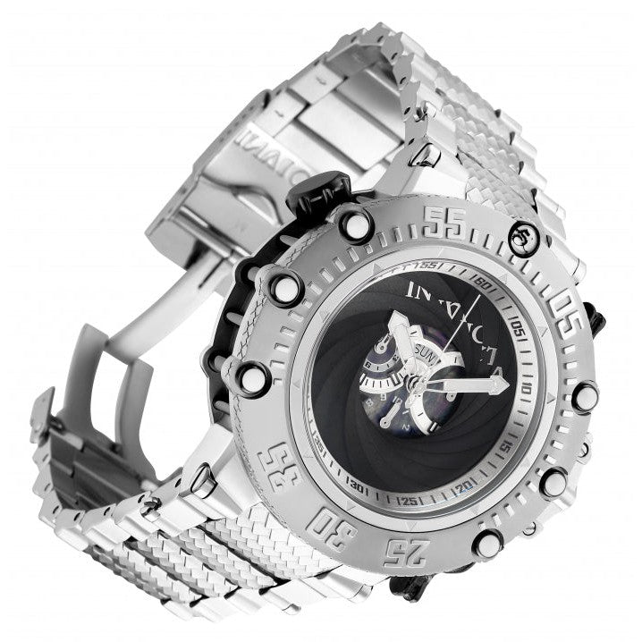 INVICTA Men's SUBAQUA SHUTTER TECH 2 WATCHES IN ONE Silver / Grey Watch