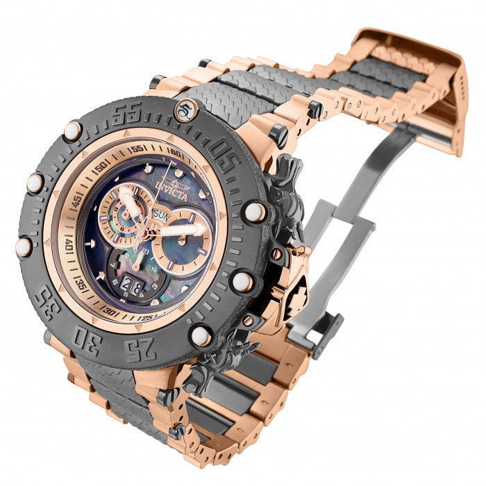 INVICTA Men's SUBAQUA SHUTTER TECH 2 WATCHES IN ONE Rose Gold / Grey Watch